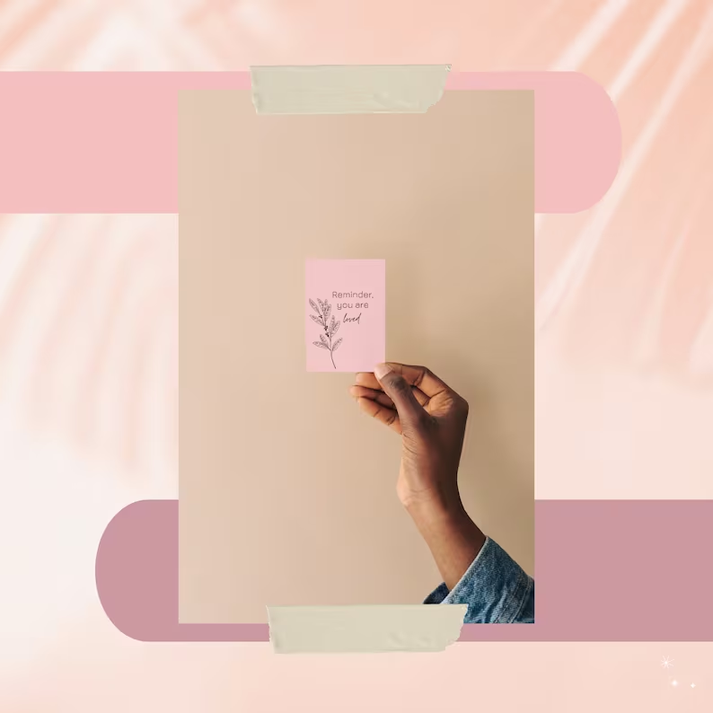 Custom affirmation cards Deck